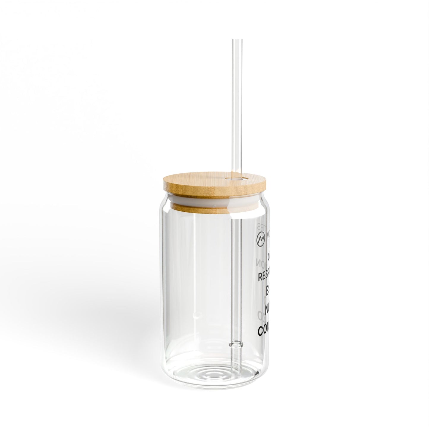 Glass Sipper Cup — “Cada Respiración Es Un Nuevo Comienzo” 16oz Straw Tumbler