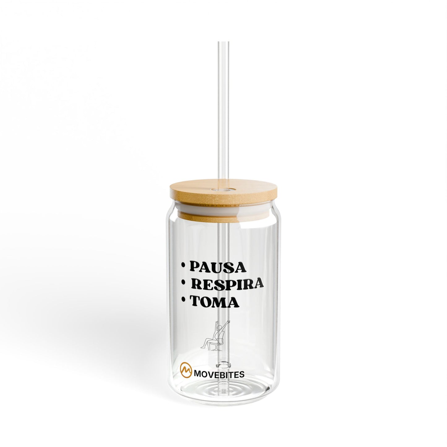 PAUSA · RESPIRA · TOMA         16oz Straw Tumbler