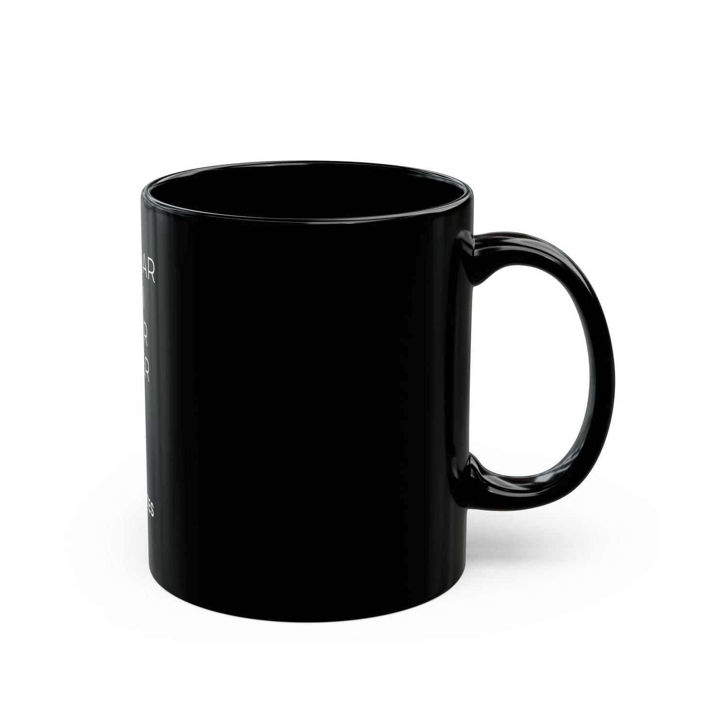 Inspirational Spanish Mug — "Respirar es mi súper poder" Black Coffee Cup